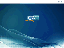 Tablet Screenshot of cat-marketing.de
